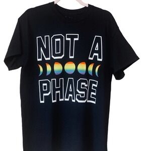 Pride Spencer’s Gifts “Not A phase” Moon T ShIrt Support Equality